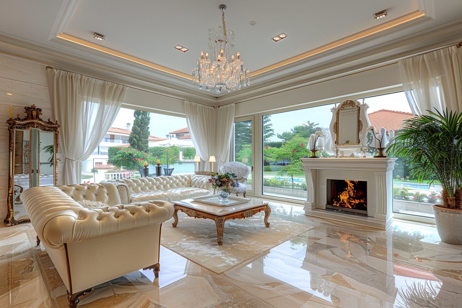 Clean and bright living space